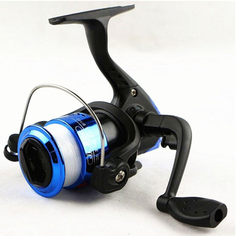 Starter Spinning Fishing Reel, 3 ball bearing, 120/150ft of Fishing line with 3 color options, 5.1:1 - I'LL TAKE THIS
