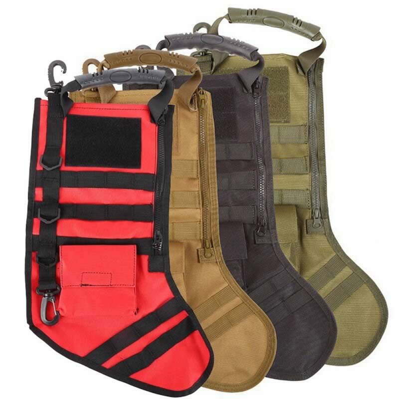 🎄Tactical Christmas Stocking, Molle Bag/Pouch - Military Combat Hunting Christmas Socks Gift Pack