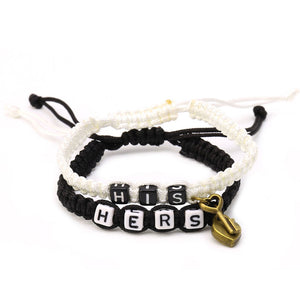 Couples Bracelet His/Hers Matching Jewelry Lovers Boyfriend Girlfriend Braid in 6 Color Options - I'LL TAKE THIS