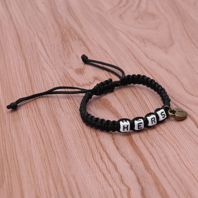 Couples Bracelet His/Hers Matching Jewelry Lovers Boyfriend Girlfriend Braid in 6 Color Options - I'LL TAKE THIS