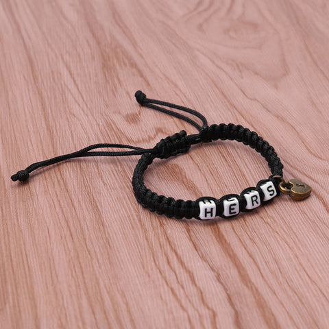 Image of Couples Bracelet His/Hers Matching Jewelry Lovers Boyfriend Girlfriend Braid in 6 Color Options - I'LL TAKE THIS