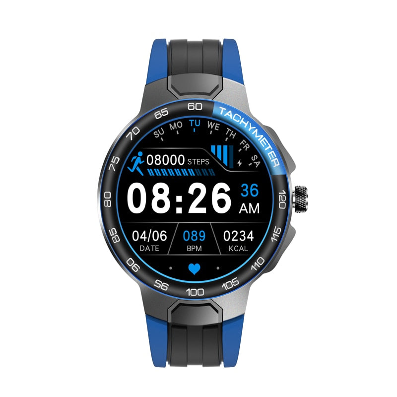 Smart Watch Men Sports Watches - Water-resistant GPS Track Heart Rate Blood Pressure Weather Smartwatch