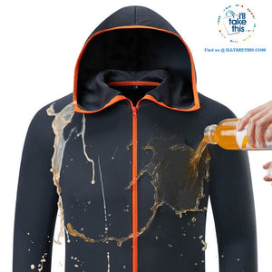 Waterproof Hooded Jacket, Water, Splash & Sun resistant Men's/Women's Jackets in 3 Colors options - I'LL TAKE THIS