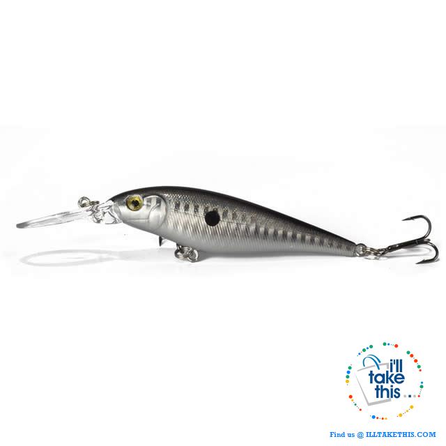 Fishing lures - JerkPro™ Jerkbait 6 Super Quality, 20 Varied Colors 4.33' - .37oz dual #6 Treble hook - I'LL TAKE THIS