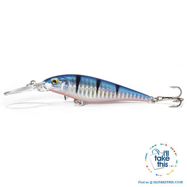 Fishing lures - JerkPro™ Jerkbait 6 Super Quality, 20 Varied Colors 4.33' - .37oz dual #6 Treble hook - I'LL TAKE THIS