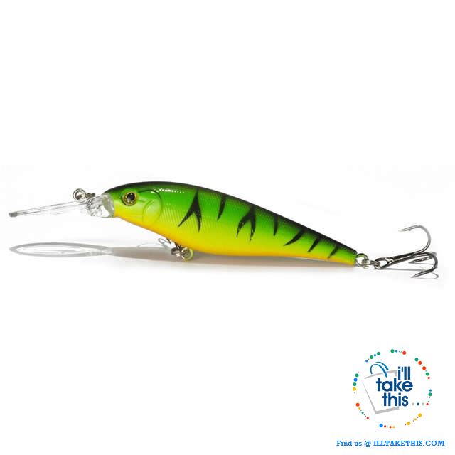Fishing lures - JerkPro™ Jerkbait 6 Super Quality, 20 Varied Colors 4.33' - .37oz dual #6 Treble hook - I'LL TAKE THIS