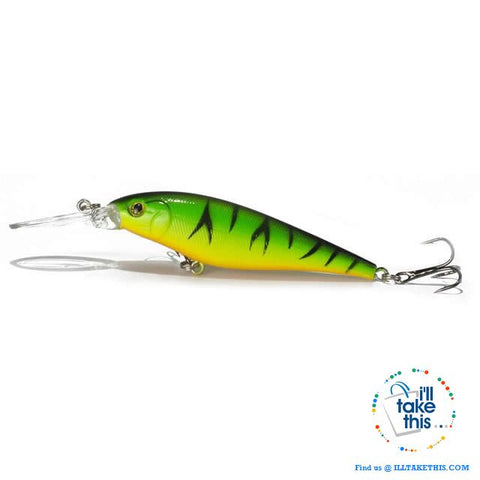 Image of Fishing lures - JerkPro™ Jerkbait 6 Super Quality, 20 Varied Colors 4.33' - .37oz dual #6 Treble hook - I'LL TAKE THIS