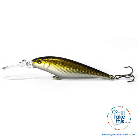 Image of Fishing lures - JerkPro™ Jerkbait 6 Super Quality, 20 Varied Colors 4.33' - .37oz dual #6 Treble hook - I'LL TAKE THIS