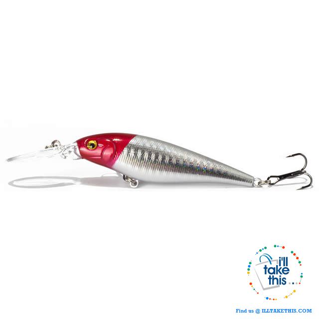 Fishing lures - JerkPro™ Jerkbait 6 Super Quality, 20 Varied Colors 4.33' - .37oz dual #6 Treble hook - I'LL TAKE THIS