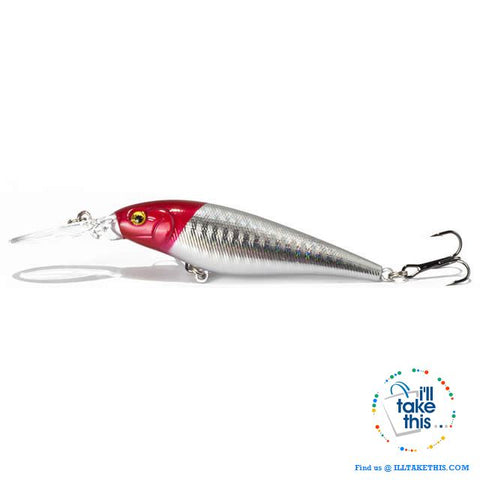 Image of Fishing lures - JerkPro™ Jerkbait 6 Super Quality, 20 Varied Colors 4.33' - .37oz dual #6 Treble hook - I'LL TAKE THIS