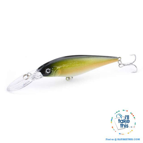 Image of Fishing lures - JerkPro™ Jerkbait 6 Super Quality, 20 Varied Colors 4.33' - .37oz dual #6 Treble hook - I'LL TAKE THIS