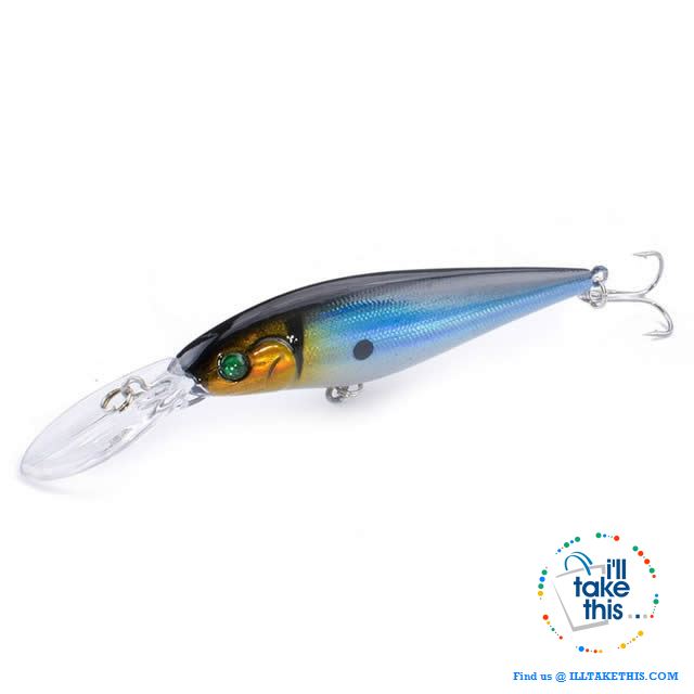 Fishing lures - JerkPro™ Jerkbait 6 Super Quality, 20 Varied Colors 4.33' - .37oz dual #6 Treble hook - I'LL TAKE THIS