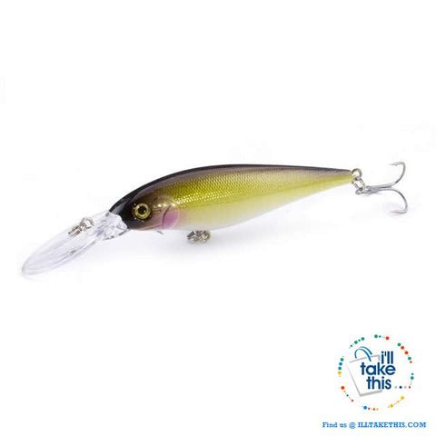Image of Fishing lures - JerkPro™ Jerkbait 6 Super Quality, 20 Varied Colors 4.33' - .37oz dual #6 Treble hook - I'LL TAKE THIS