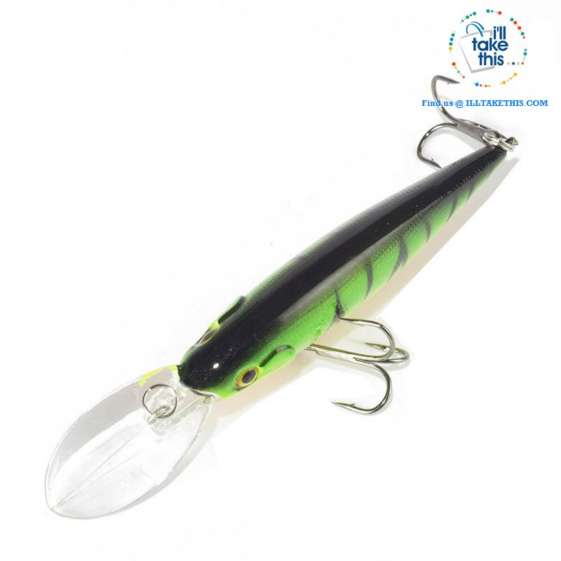 Fishing lures - JerkPro™ Jerkbait 6 Super Quality, 20 Varied Colors 4.33' - .37oz dual #6 Treble hook - I'LL TAKE THIS