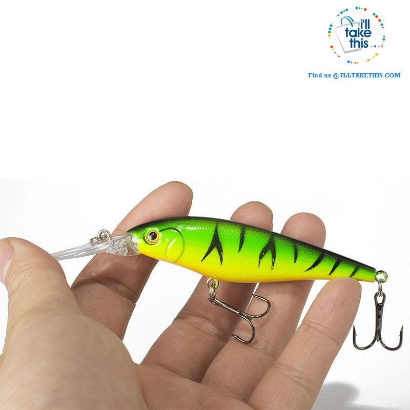 Fishing lures - JerkPro™ Jerkbait 6 Super Quality, 20 Varied Colors 4.33' - .37oz dual #6 Treble hook - I'LL TAKE THIS