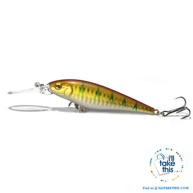 Fishing lures - JerkPro™ Jerkbait 6 Super Quality, 20 Varied Colors 4.33' - .37oz dual #6 Treble hook - I'LL TAKE THIS