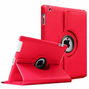 Apple iPad 360° Rotating Cases - 10 Colors suit iPad 2,3,4,5,7,8 - Mini, Air + Pro Tablets