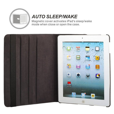 Image of Apple iPad 360° Rotating Cases - 10 Colors suit iPad 2,3,4,5,7,8 - Mini, Air + Pro Tablets