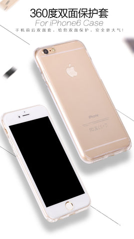 Image of iPhone 7, 6s Cases Protect Transparent Silicone Flexible Soft full Body Protective Clear Cover - I'LL TAKE THIS