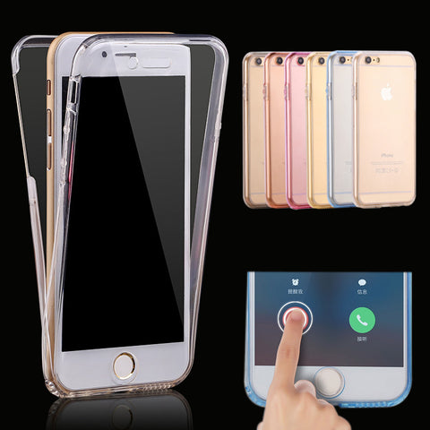 Image of iPhone 7, 6s Cases Protect Transparent Silicone Flexible Soft full Body Protective Clear Cover - I'LL TAKE THIS