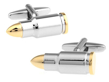 Image of Men Cufflinks Army Series, in Gold & Silver Plating GREAT Gifts for men - I'LL TAKE THIS