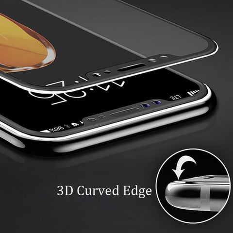 Image of Premium Front and Back Screen Protector For iPhone X - Full Body Cover Toughened Tempered Glass
