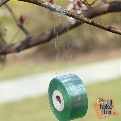 Image of Grafting Tape for the prevention of disease in your Shrubs, Trees or Fruit Tree PVC bind belt or tie Tape 2CM x 100M / 1 RolI - I'LL TAKE THIS