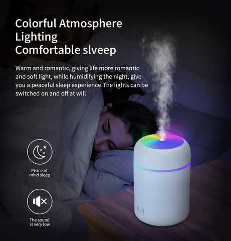 Image of Humidifier Portable USB Ultrasonic Aroma Diffuser Cool Mist, a MUST have.