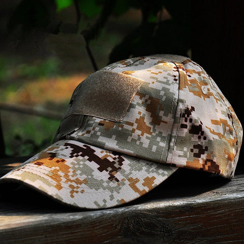 Image of Snapback Camouflage Tactical Hat, Army style Tactical Baseball Cap Unisex - I'LL TAKE THIS