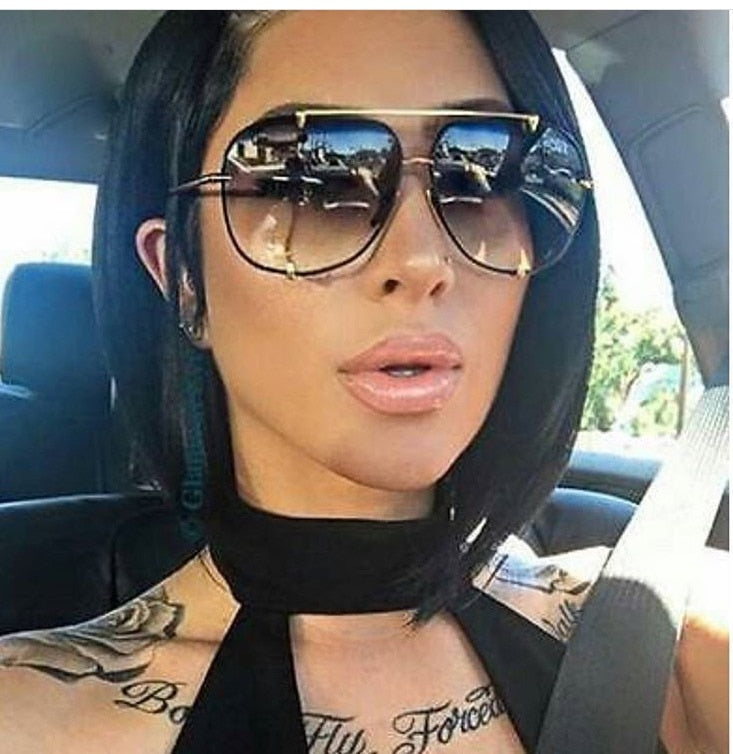 Oversized Pilot Sunglasses UV400 Unisex Fashion,  Retro Designer Big Frame Sun Glasses - 6 Colors - I'LL TAKE THIS