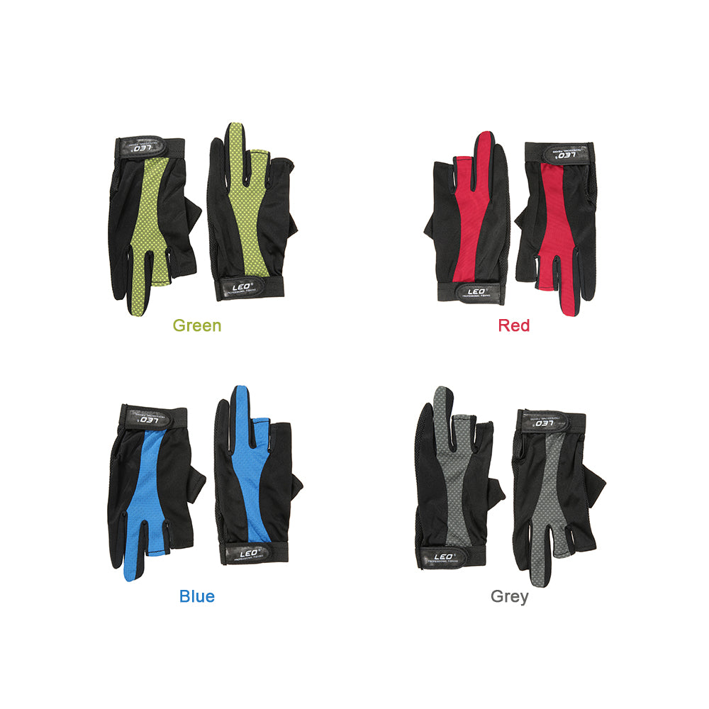1 Pair 3 Fingerless Gloves Anti-slip Breathable Lightweight Fishing Gloves Outdoor Sports Cycling Camping Running - I'LL TAKE THIS