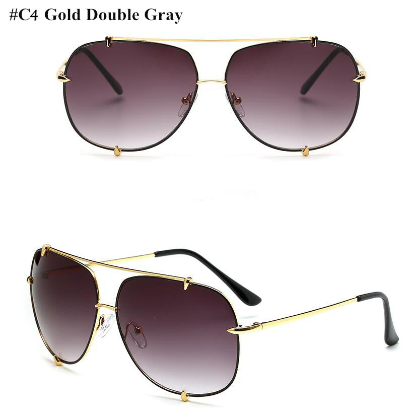 Oversized Pilot Sunglasses UV400 Unisex Fashion,  Retro Designer Big Frame Sun Glasses - 6 Colors - I'LL TAKE THIS
