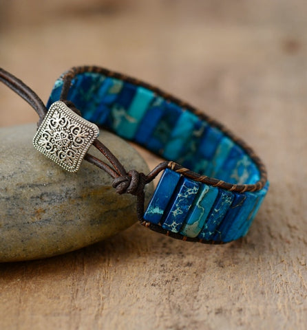 Image of Handmade Multi Color Natural Stone strand Bracelets, Evoke your inner Chakra - I'LL TAKE THIS