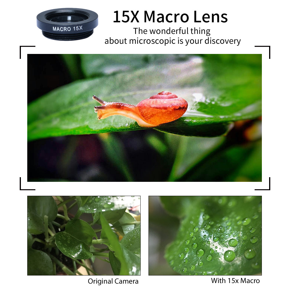 Smartphone 12X Zoom Telescope + 3 in 1 - Fisheye Wide Angel Macro Lens in Kit form - I'LL TAKE THIS
