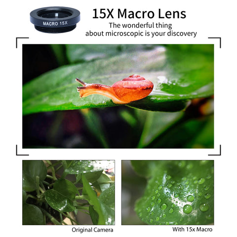 Image of Smartphone 12X Zoom Telescope + 3 in 1 - Fisheye Wide Angel Macro Lens in Kit form - I'LL TAKE THIS
