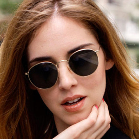 Image of Vintage Classic 3447 Round Metal Style Polarized Sunglasses Unisex Vintage Retro Sunglasses - I'LL TAKE THIS