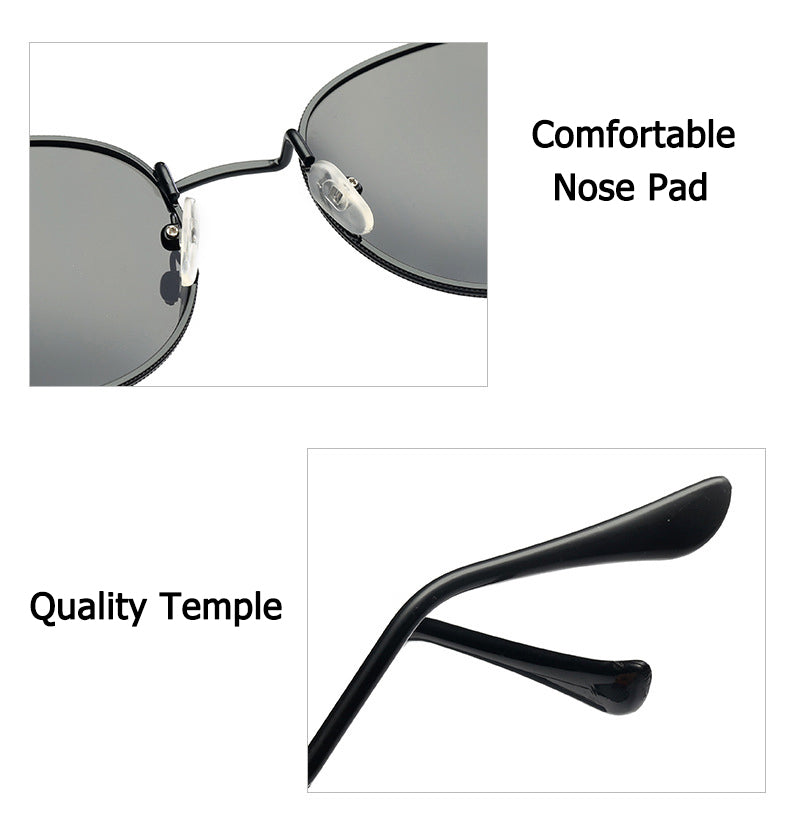 Vintage Classic 3447 Round Metal Style Polarized Sunglasses Unisex Vintage Retro Sunglasses - I'LL TAKE THIS