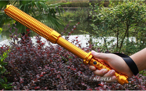 Image of Baton Flashlight Self Defense powerful LED Telescoping cree xml t6 torch tactical flashlight, 18650 rechargeable - I'LL TAKE THIS