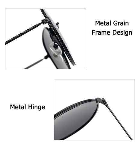 Image of Vintage Classic 3447 Round Metal Style Polarized Sunglasses Unisex Vintage Retro Sunglasses - I'LL TAKE THIS