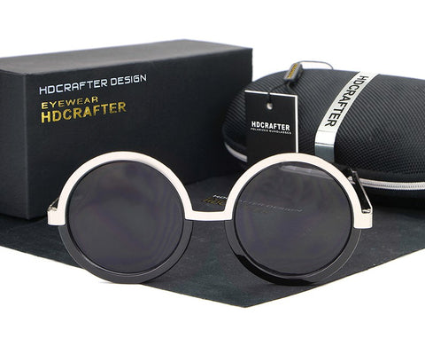 Image of Gothic Steampunk Mens Sunglasses Coating Mirrored Sunglasses Round Circle Sun glasses Retro Vintage - I'LL TAKE THIS