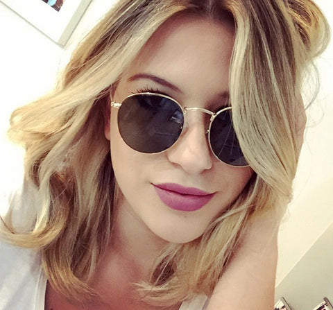 Image of Vintage Classic 3447 Round Metal Style Polarized Sunglasses Unisex Vintage Retro Sunglasses - I'LL TAKE THIS