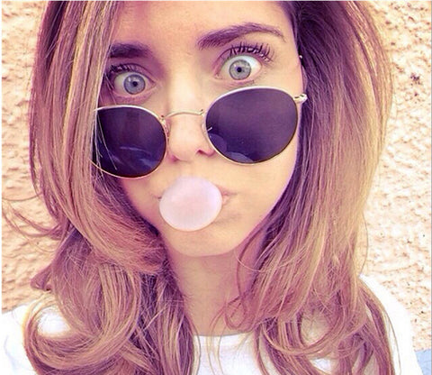 Image of Vintage Classic 3447 Round Metal Style Polarized Sunglasses Unisex Vintage Retro Sunglasses - I'LL TAKE THIS