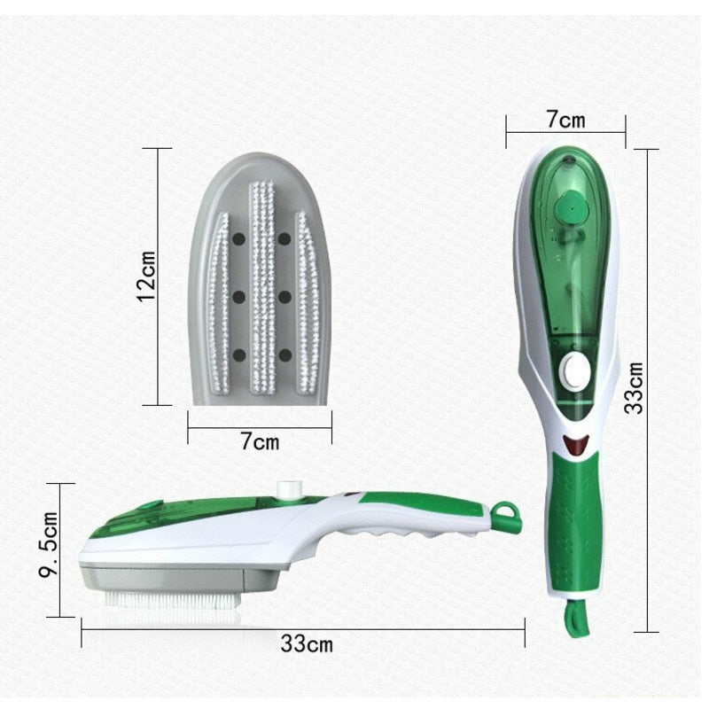 Portable handheld Steamer/Iron with garment Brush - Powerful 1000w ideal For Clothes, and Underwear