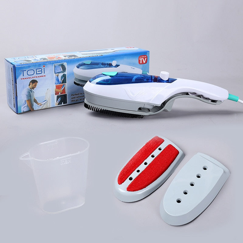 Portable handheld Steamer/Iron with garment Brush - Powerful 1000w ideal For Clothes, and Underwear