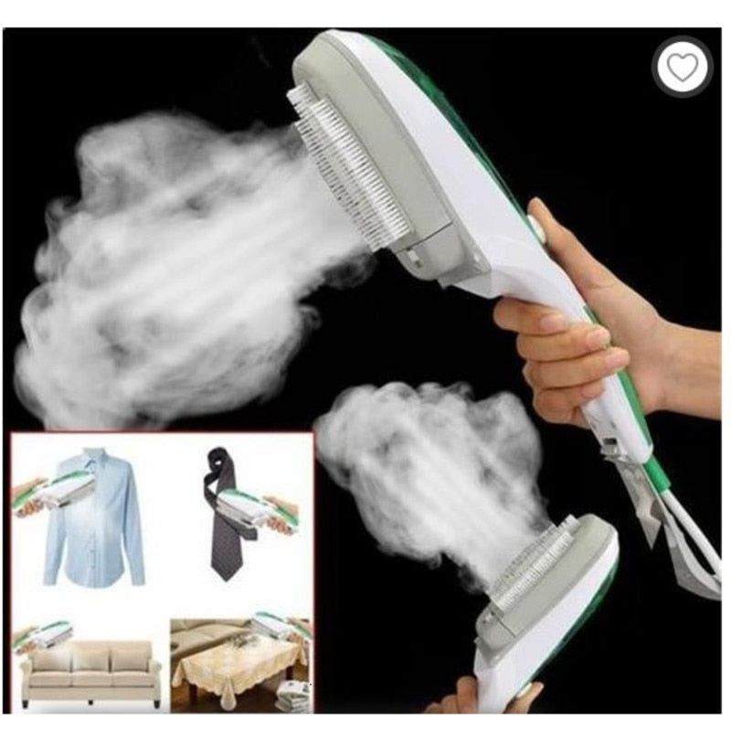 Portable handheld Steamer/Iron with garment Brush - Powerful 1000w ideal For Clothes, and Underwear