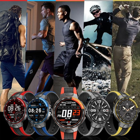 Image of Smart Watch Men Sports Watches - Water-resistant GPS Track Heart Rate Blood Pressure Weather Smartwatch