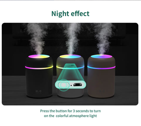 Image of Humidifier Portable USB Ultrasonic Aroma Diffuser Cool Mist, a MUST have.