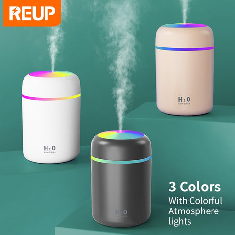 Image of Humidifier Portable USB Ultrasonic Aroma Diffuser Cool Mist, a MUST have.