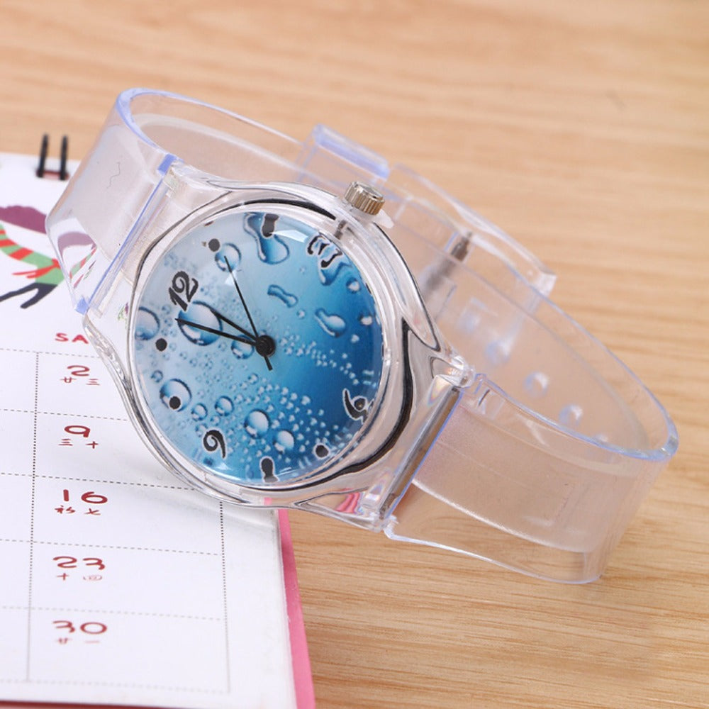 Novelty Watches Cartoon 13 Styles in a Sport Watch with Transparent Plastic Band for Boy or Girl - I'LL TAKE THIS