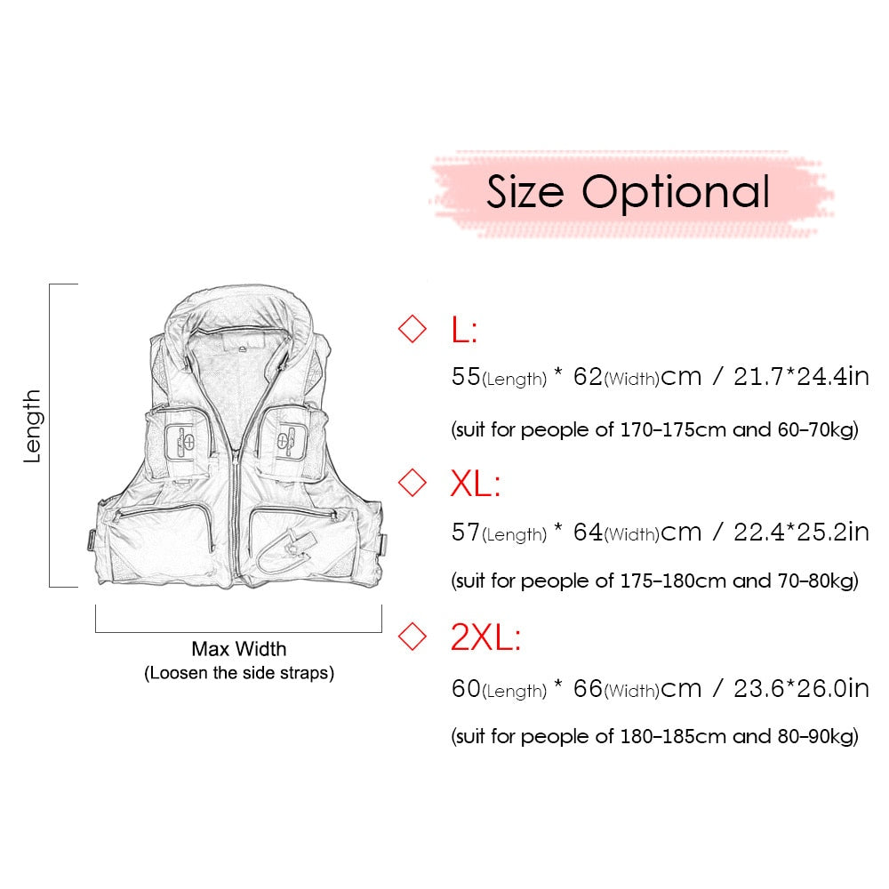 Fishing Vests Suit Fly, Boat or Rock Fishing built-in buoyancy ideal Safety Jacket for All fishermen - I'LL TAKE THIS